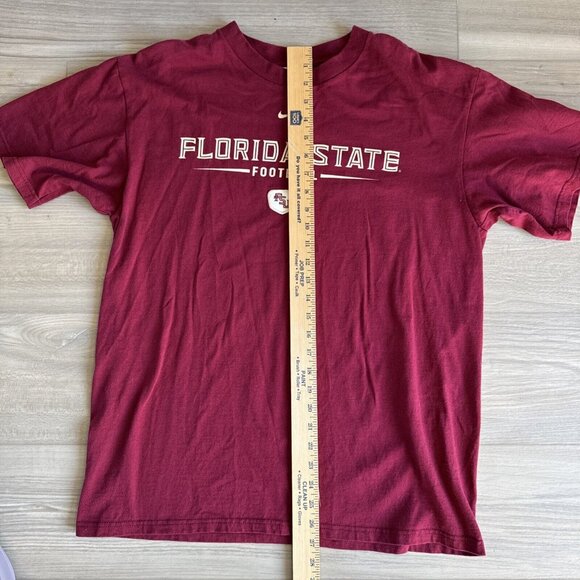 Nike Team Florida State University Football Mens Vintage FSU College Shirt Sz M - Picture 8 of 9